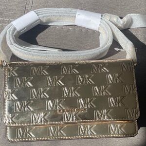 Michael Kors Gold Embossed Women's Bag
